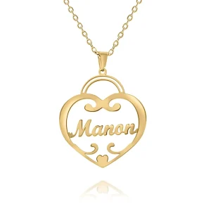 Collier Prénom Pendentif Coeur